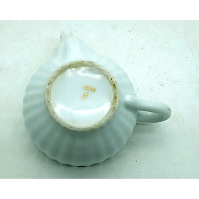 Antique Small Porcelain Tea Pot and Small Pin Dish
