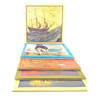 Australian Bicentennial Stamp Collection 1988 Consisting of Five Albums in a Boxed Set