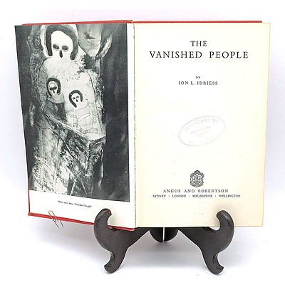 The Vanished People by Ion Idriess, First Edition, Hard Cover, Published by Angus and Robertson