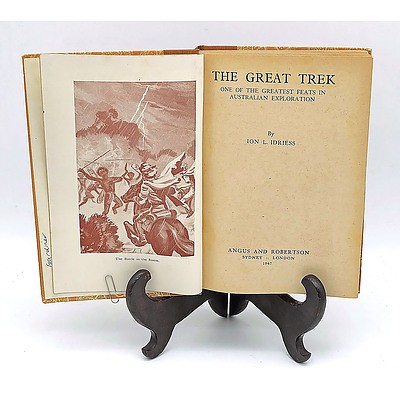 The Great Trek, by Ion Idriess, 1947, Angus and Robertson, Hard Cover