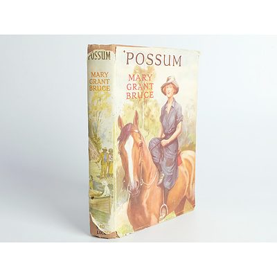 Possum by Mary Grant Bruce, First Australian Edition, 1948, Ward, Lock and Co Ltd, Hard Cover with Dust Jacket