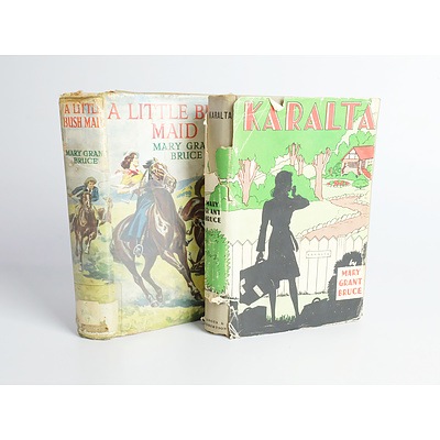 'A Little Bush Maid' (1967) and 'Karalta' (1948) by Mary Grant Bruce, Ward, Lock and Co Ltd, Hard Cover