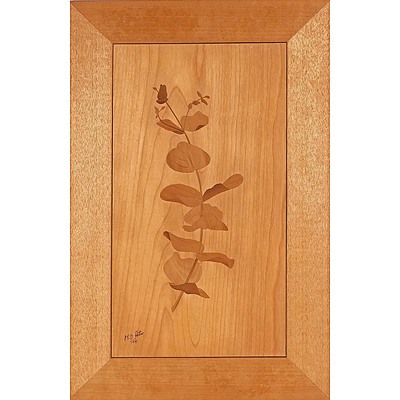Michael Retter Marquetry Inlaid Panel in Native Specimen Woods