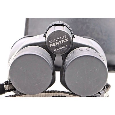 Pentax Waterproof Binoculars and Carry Case