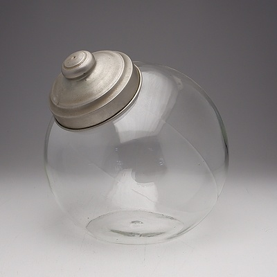 Large Vintage Glass Sweets Jar