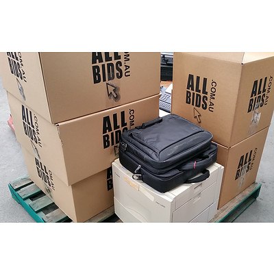 Bulk Lot of Assorted IT Equipment & Accessories - Cables, Docking Stations & Fax Machines