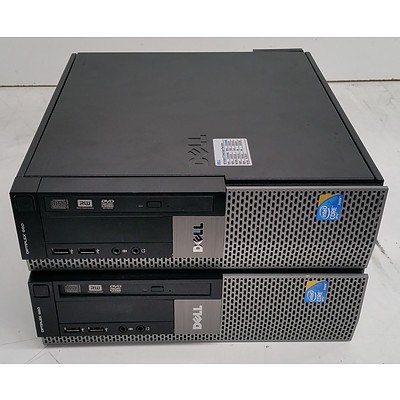 Dell OptiPlex 960 Core 2 Duo (E8400) 3.00GHz Small Form Factor Desktop Computer - Lot of Two