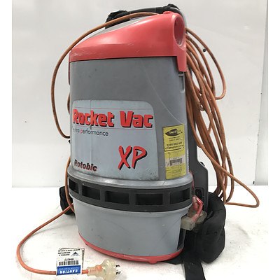 Rocket Vac XP 1300w Backpack Vacuum Cleaner