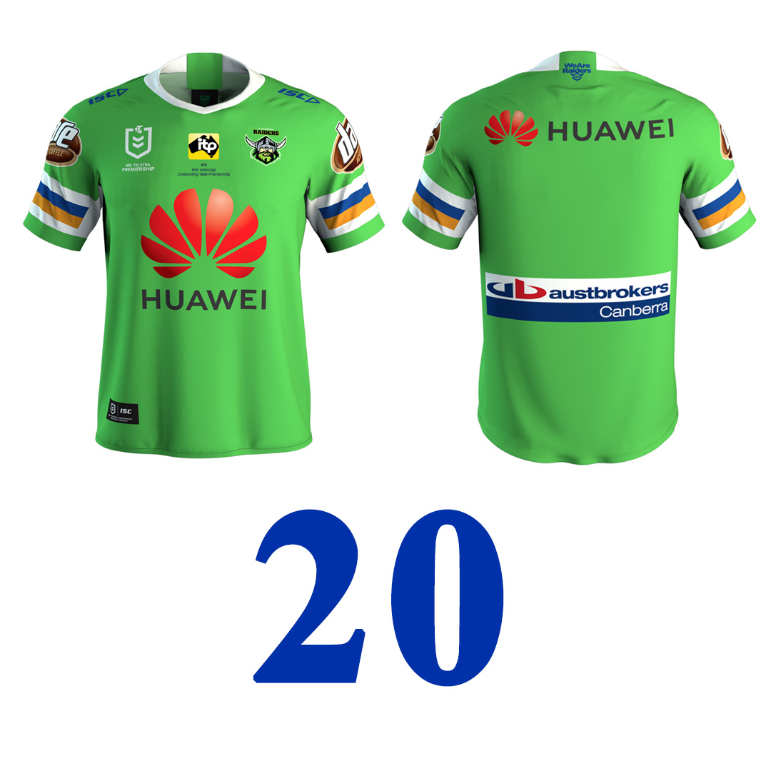 Canberra Raiders jersey a throwback to 1989 premiership