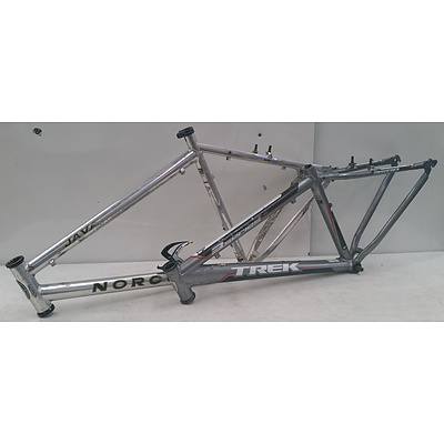 Assorted Bicycle Frames & Wheels.
