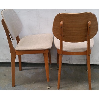 Vintage Retro Dining Chairs - Lot of Four