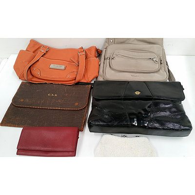 Selection of Six Women's Handbags and Wallets