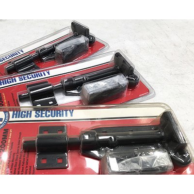Lockwood High Security 7 200mm Padbolt - Lot of 3 Brand New