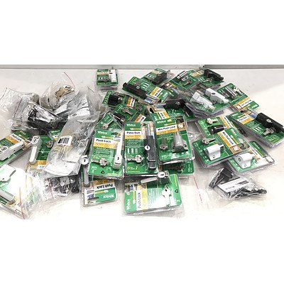 Whitco & Carbine Patio & Push Locks - Lot of Approx 40 Brand New - RRP Over $500
