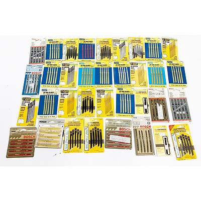 Bulk Lot of Various Jigsaw Blades - Brand New - RRP Over $150