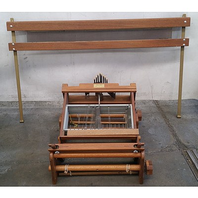 Noble Floor Loom, Noble Table Loom and a Large Group of Thread and Accessories