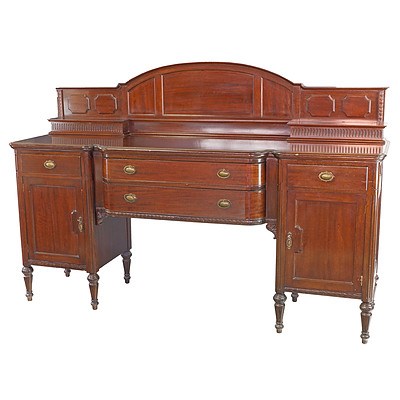 Large Adams Style Maple Sideboard Early 20th Century