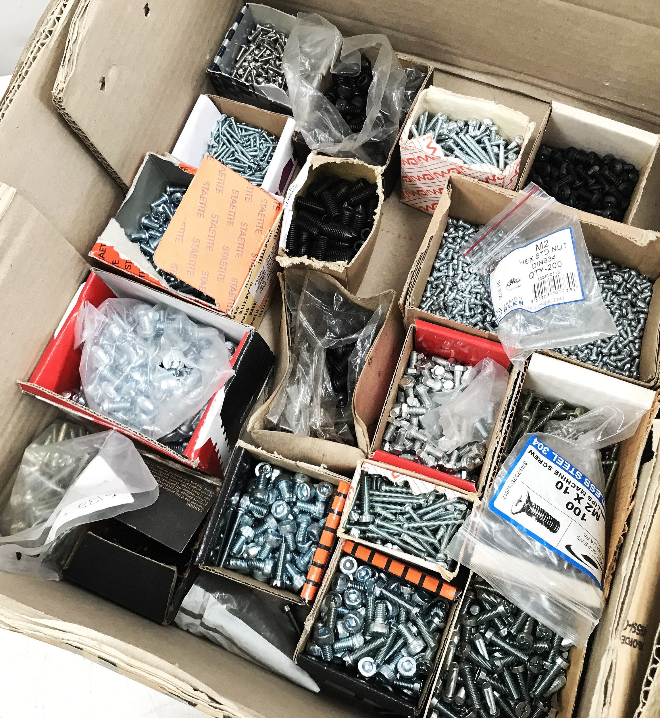 Bulk Lot of Brand New Nuts Bolts Lot 1070657 ALLBIDS