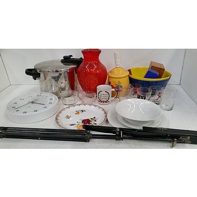 Selection of Homeware, Kitchen Ware, Tableware, Linen and Tools