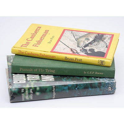 Three Collectable Books on Trout Fishing
