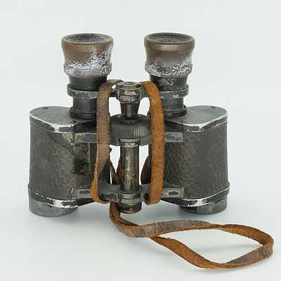 Vintage Pair of Binoculars with Leather Strap