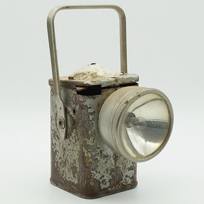 Vintage Tin Miners Style Light