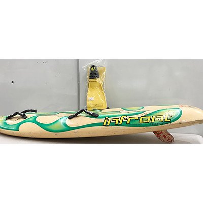 Infront Surfcraft Nipper Board & Raw Size 7-9 Swim Fins