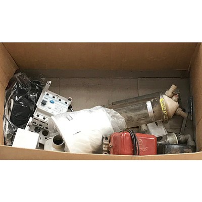 Box of Home Electronics & Regulators