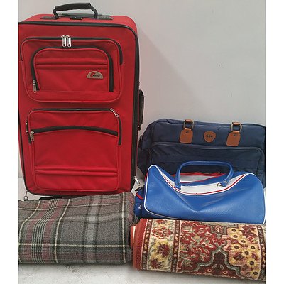 Arrow Travel Case with Overnight Bags, Picnic Rug and Floor Mats