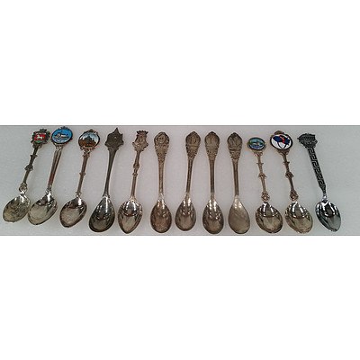 Souvenir Spoons - Lot of 12