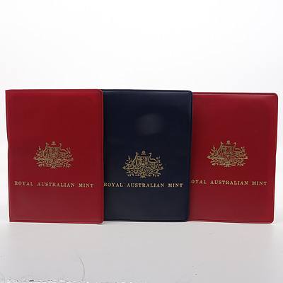 1969, 1971 and 1972 RAM Wallet Uncirculated Coin Sets