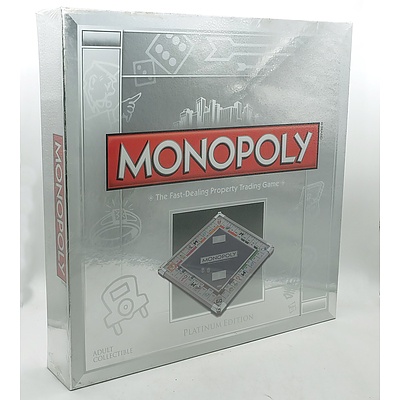 Two Monopoly Board Games Including Platinum Edition and Auckland Edition
