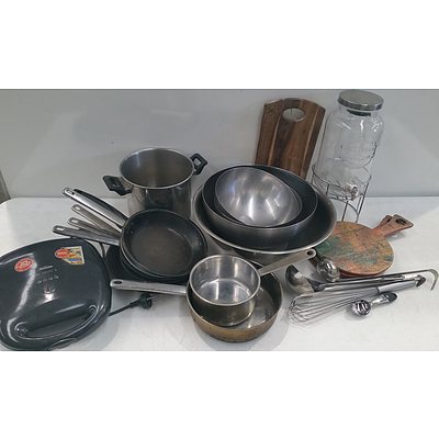 Selection of Commercial Cookware and Food Service Equipment