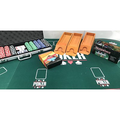 Poker Table and Accessories