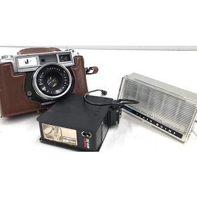Yashica J 35mm Rangefinder Camera
