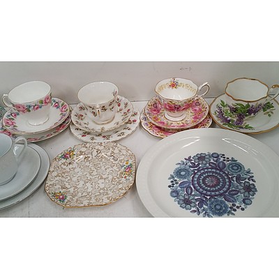 Selection of Tea Sets, Milk and Sugar Service and Serving Plates