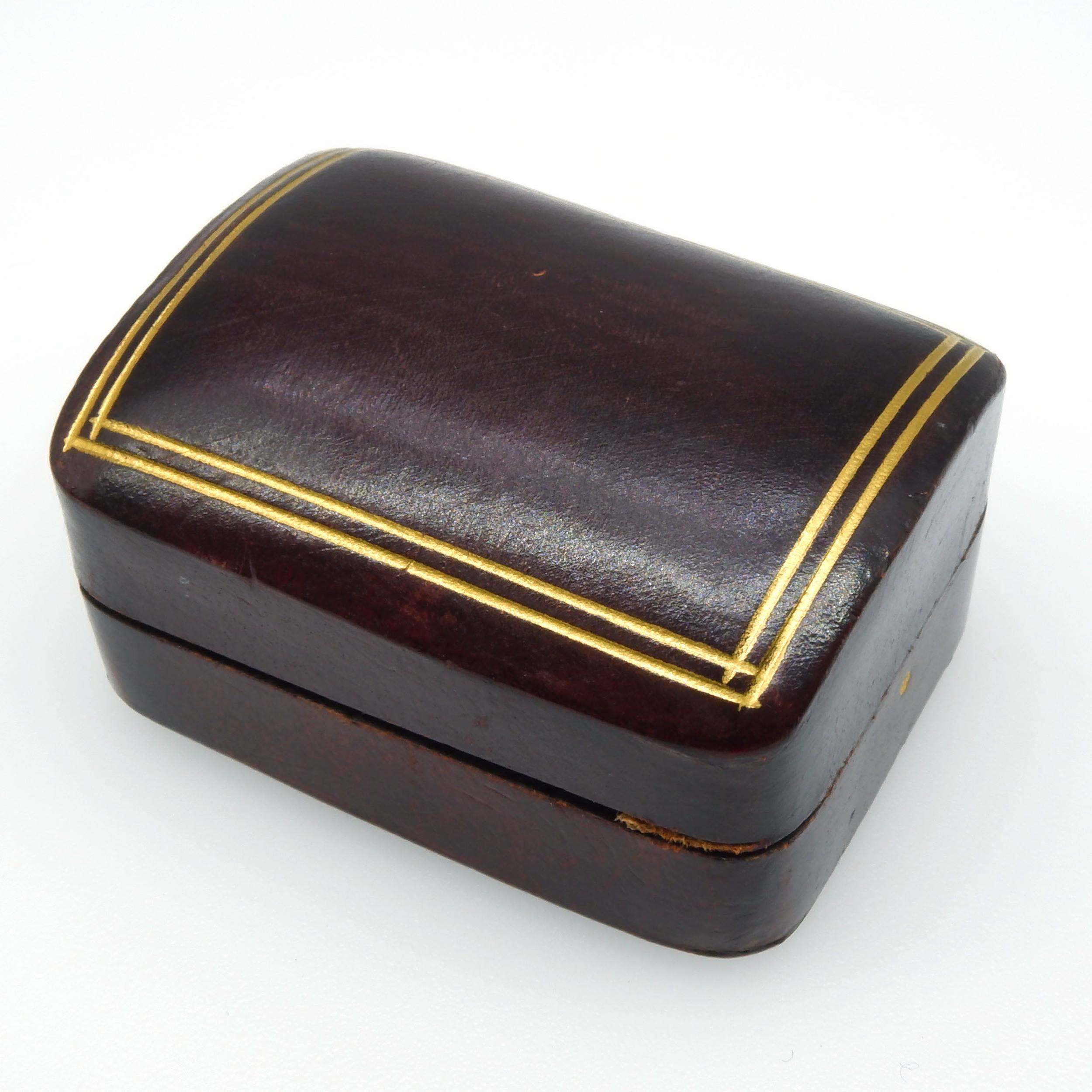 'Beautiful Italian Gilt Tooled Leather Box'