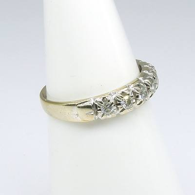 18ct White Gold Eternity Ring With Nine Brilliant Cut Diamonds