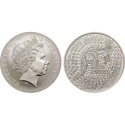 Australian Silver Roo $1 2001