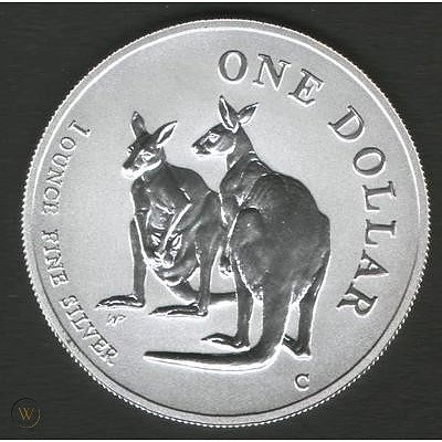 Australian Silver Roo $1 1999