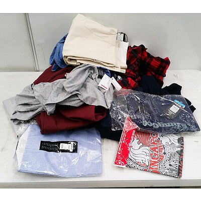 Large Lot of Male Clothing RRP Over $800