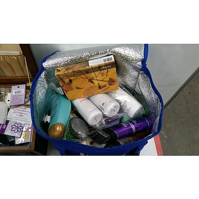 Bulk Lot of Mixed Homewares Including Cosmetic Products