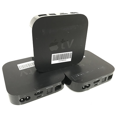 Apple TV A1469 3rd Generation Digital HD Media Streamer - Lot of 10