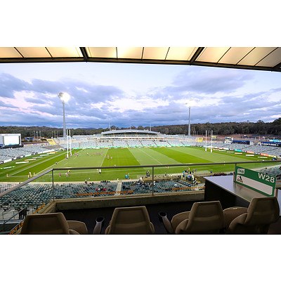 Catered Open Box for a Brumbies Home Match Fixture in 2020