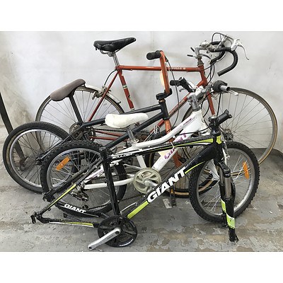 Mountain Bikes, Racer & BMX Bikes - Lot of 8