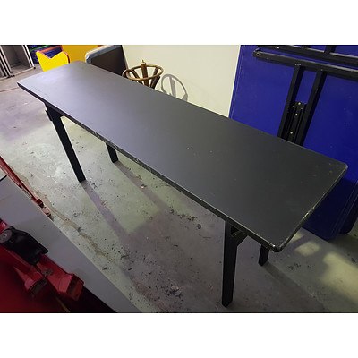 Mity-Lite Aluminium Trestle Tables - Lot of 7 & 2 Unknown
