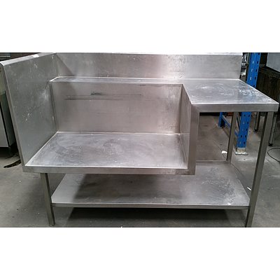 Stainless Steel Bench With Cavity