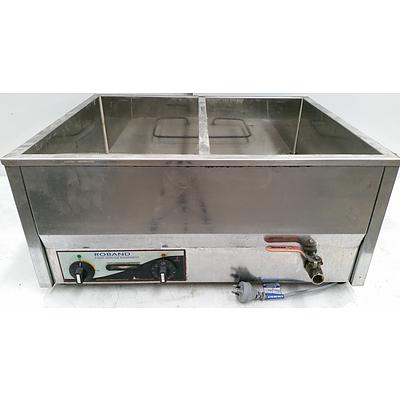 Roband Two Bay Bench Top Bain Marie