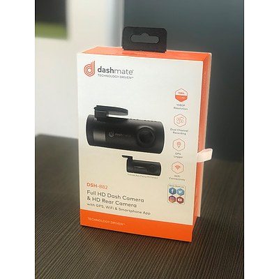 dashmate DSH-882 Full HD Dash Camera & HD Rear Camera - RRP $399