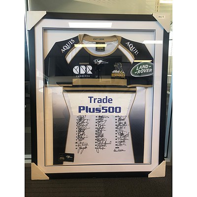 2017 Brumbies Jersey - Signed and framed